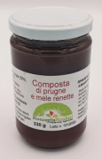 COMPOSTA DI PRUGNE E MELE RENETTE 330G - RONCAGLIA