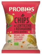 CHIPS DI LENTICCHIE E ROSMARINO 40G - PROBIOS