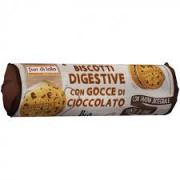 BISCOTTI DIGESTIVE CON GOCCE DI CIOCCOLATO 250G - FDL