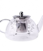 TEIERA VETRO CON FILTRO ACCIAIO - BIOKYMA