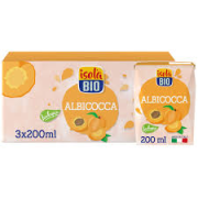 SUCCO ALBICOCCA 3X200ML - ISOLA BIO